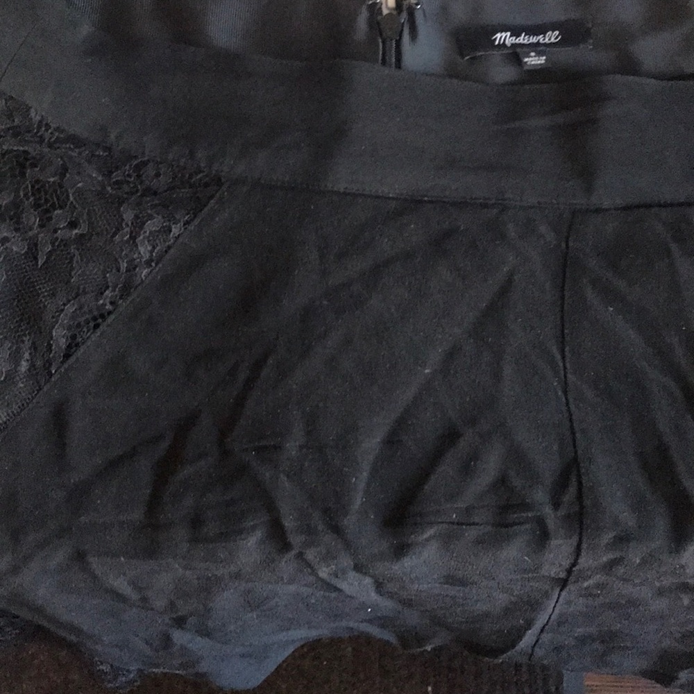 Cute and sexy black lace skirt